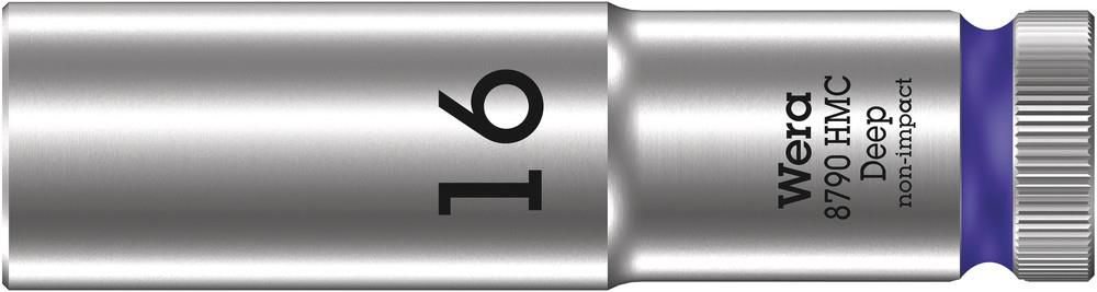 8790 HMC Deep socket with 1/2" drive, 16.0x83, Wera 05004556001