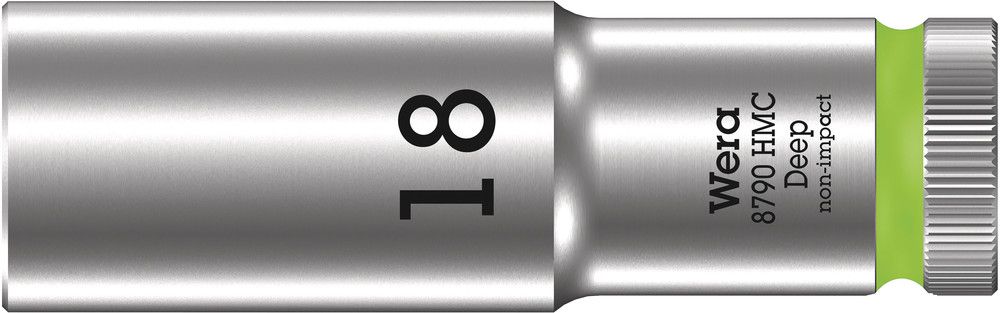 8790 HMC Deep socket with 1/2" drive, 18.0x83, Wera 05004558001