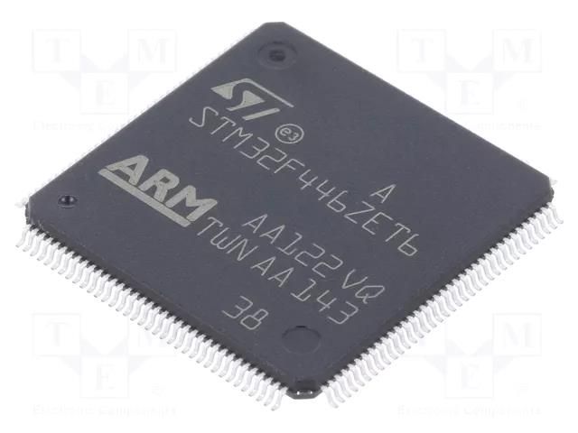 IC: STM32 ARM microcontroller; 180MHz; LQFP144; 1.7÷3.6VDC STMicroelectronics STM32F446ZET6