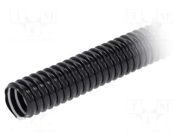 Protective tube; Size: 32; PVC; black; L: 30m; 320N; Øint: 32mm PAWBOL PW-17032C