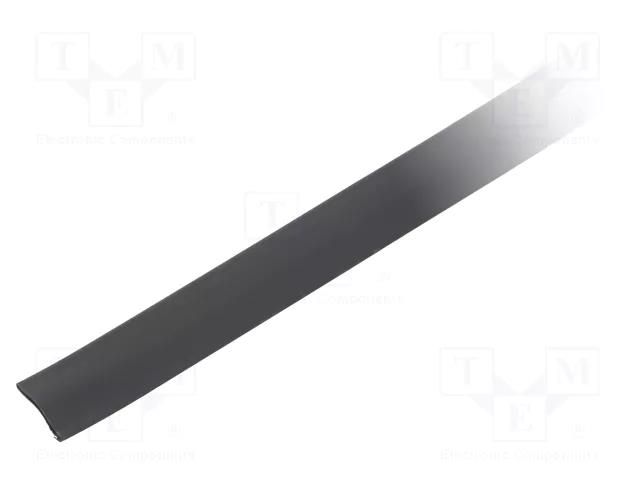 Heat shrink sleeve; glueless; 2: 1; 12.7mm; black; polyolefine BM GROUP BMGBS127BNE