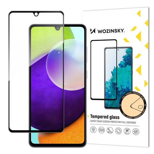 Wozinsky Super Tough Full Glue Tempered Glass Full Screen With Frame Case Friendly Samsung Galaxy A33 5G Black, Wozinsky 5907769318856 5907769318856