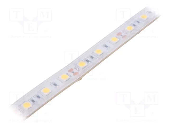 LED tape; white neutral; 5050; LED/m: 60; 10mm; white PCB; IP65 IPIXEL LED S010060CB1LZ-ANW
