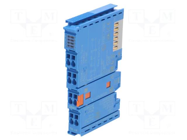 Module: digital input; IN: 2; 12x100x67.8mm; IN 1: NAMUR; IP20 WAGO 750-438