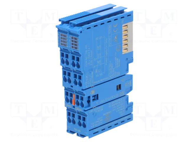 Module: analog input; IN: 2; 24x100x67.8mm; IN 1: 4÷20mA,analogue WAGO 750-485