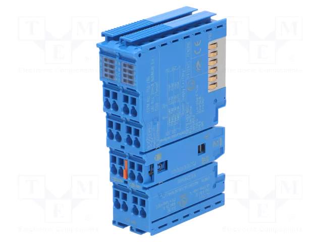 Module: analog input; IN: 4; 24x100x67.8mm; IP20; 24VDC WAGO 750-486