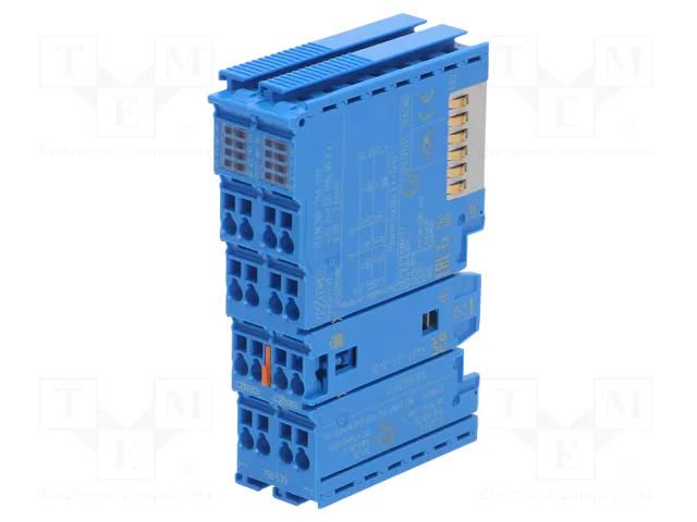 Module: digital input; IN: 4; 24x100x67.8mm; IN 1: voltage; IP20 WAGO 750-539