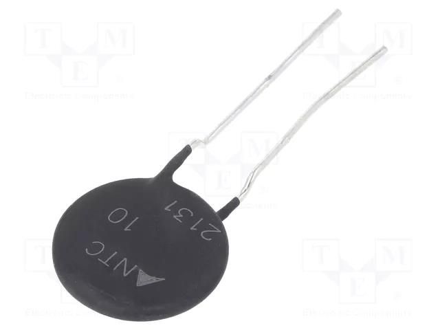 NTC thermistor; 10Ω; -55÷170°C; 5.1W; ±20%; THT; 3300K; Pitch: 7.5mm EPCOS B57364S0100M000