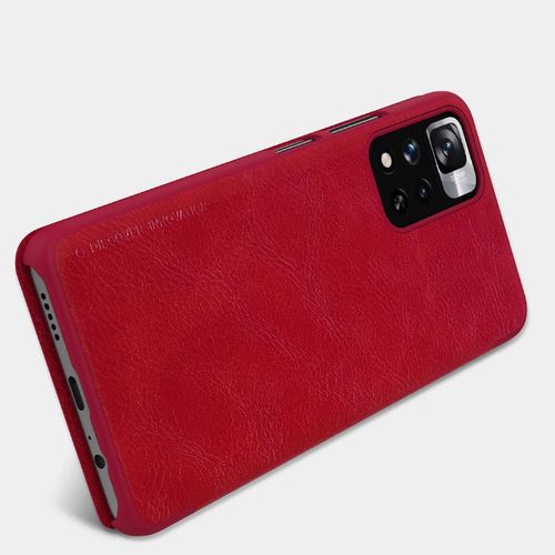 Nillkin Qin Case Case for Xiaomi Redmi Note 11 Pro+ (China) / Redmi Note 11 Pro (China) / Mi11i HyperCharge Camera Protector Holster Cover Flip Case Brown, Nillkin 6902048234987 6902048234987