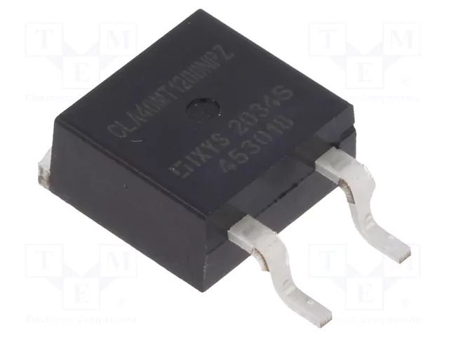 Triac; 1.2kV; 20A; TO263ABHV; Igt: 40/60mA; Ifsm: 170A IXYS CLA40MT1200NPZ-TUB