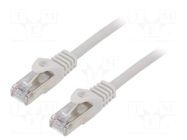 Patch cord; RJ45 plug; F/UTP; 6; stranded; CCA; 0.5m; PVC; grey GEMBIRD PP6-0.5M