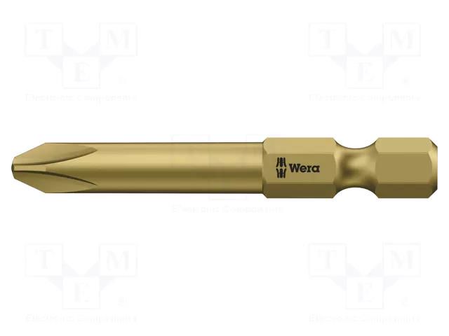 Screwdriver bit; Phillips; PH0; Overall len: 50mm WERA WERA.05134929001