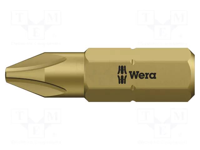 Screwdriver bit; Phillips; PH1; Overall len: 25mm WERA WERA.05134919001