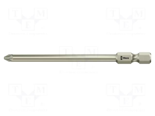 Screwdriver bit; Pozidriv®; PZ1; Overall len: 89mm WERA WERA.05071084001