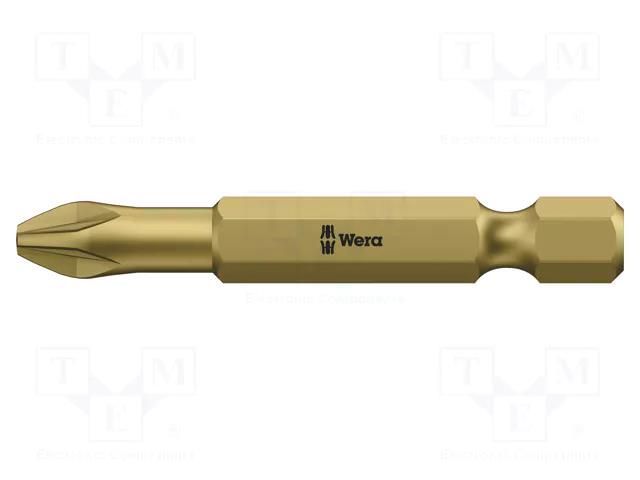Screwdriver bit; Pozidriv®; PZ1; Overall len: 50mm; TORSION WERA WERA.05060055001