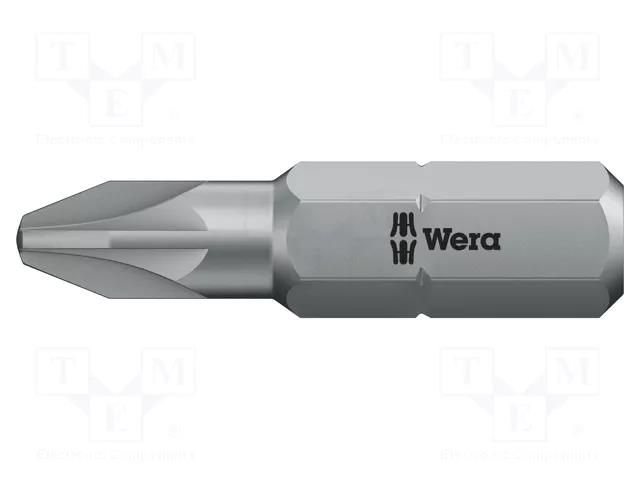 Screwdriver bit; Pozidriv®; PZ1; Overall len: 32mm WERA WERA.05058005001
