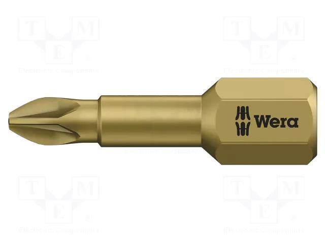 Screwdriver bit; Pozidriv®; PZ1; Overall len: 25mm WERA WERA.05056910001