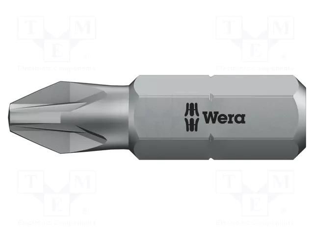 Screwdriver bit; Pozidriv®; PZ1; Overall len: 50mm WERA WERA.05056812001