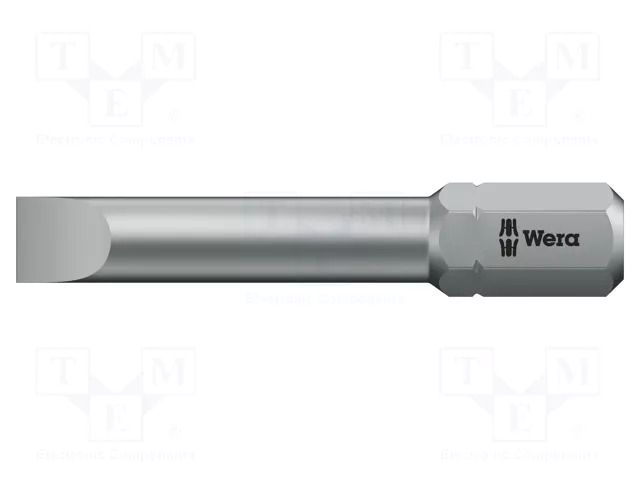 Screwdriver bit; slot; 8x1.2mm; Overall len: 41mm; 5/16" WERA WERA.05057225001