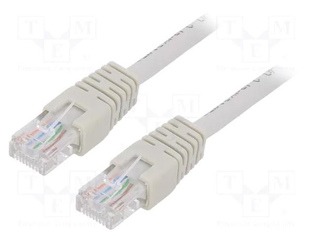 Patch cord; RJ45 plug,both sides; U/UTP; 5e; stranded; CCA; PVC GEMBIRD PP12-1.5M