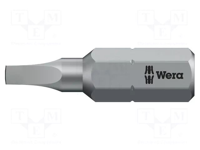 Screwdriver bit; square; RB3; 1/4"; Overall len: 25mm WERA WERA.05066415001
