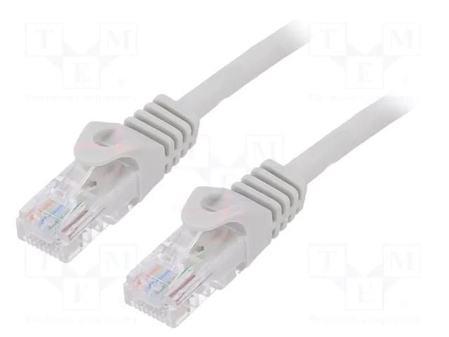 Patch cord; RJ45 plug,both sides; U/UTP; 6; stranded; CCA; PVC GEMBIRD PP6U-3M