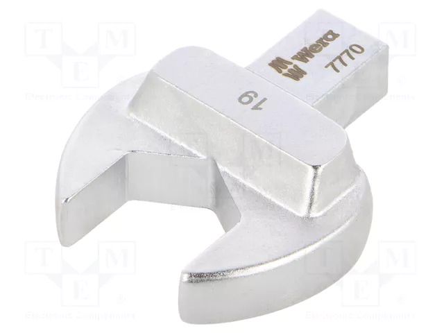Wrench tip; torque,spanner; Spanner: 19mm; Socket size: 9x12mm WERA WERA.05078612001