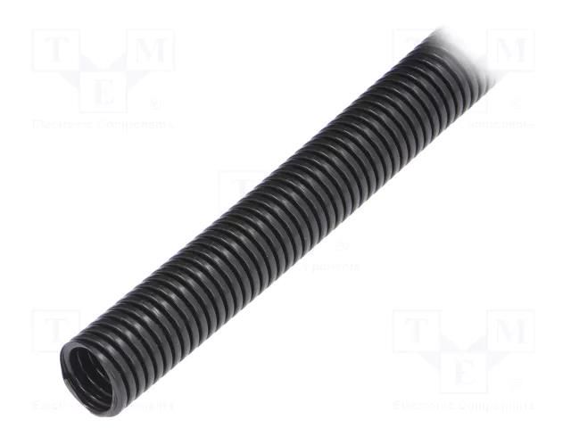 Protective tube; Size: 21; polyamide 6; black; SILVYN® RILL; reel LAPP LP-61746965