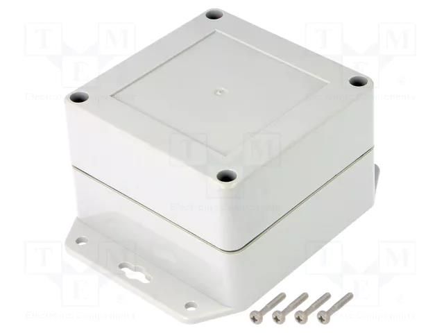 Enclosure: multipurpose; X: 90mm; Y: 90mm; Z: 60mm; ZP; ABS; gasket KRADEX ZP909060UJH-TM-ABS
