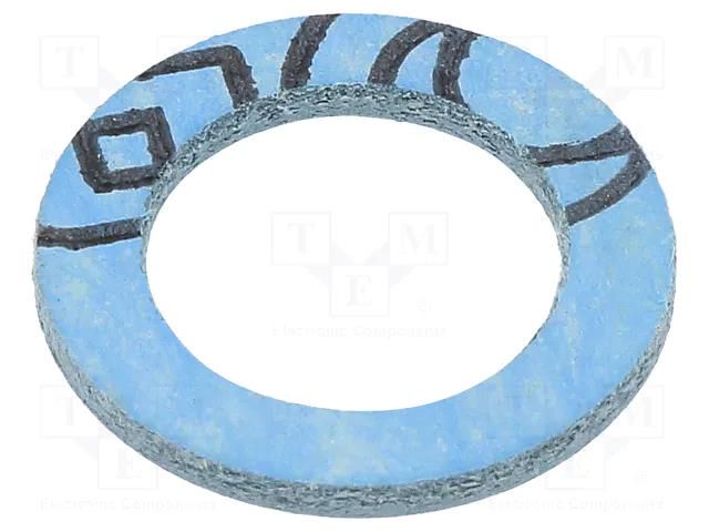 Gasket; chloroprene; Thk: 1.5mm; Øint: 11.5mm; Øout: 20mm; M12 HELLERMANNTYTON AWS-M12