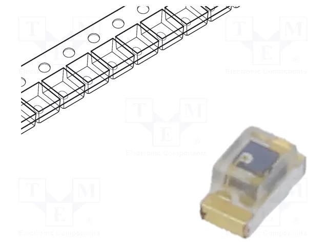 Phototransistor; SMD; Dim: 1.6x0.8x0.8mm; λp max: 940nm; 30V EVERLIGHT PT19-21C/L41/TR8