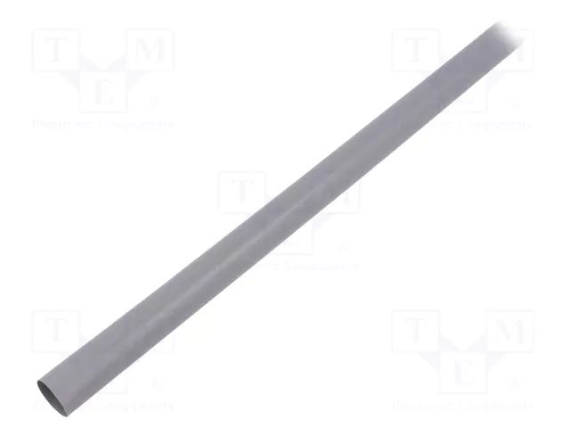 Heat shrink sleeve; glueless,flexible; 2: 1; 12.7mm; L: 1.2m; grey TE Connectivity RNF-100-1/2-8-STK