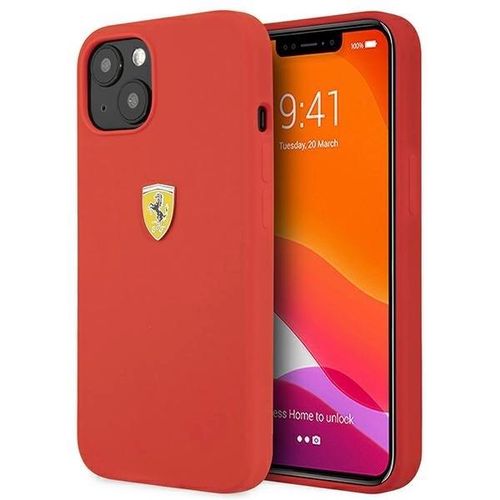 Ferrari FESSIHCP13SRE iPhone 13 mini 5.4&quot; red/red hardcase Silicone, Ferrari 3666339026875 3666339026875