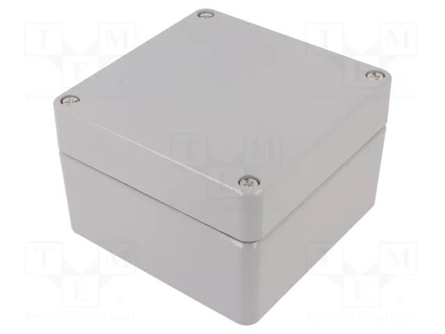 Enclosure: multipurpose; X: 140mm; Y: 140mm; Z: 90mm; ALUEIN-RJ; grey RAYCHEM RPG ALUEIN-RJ36