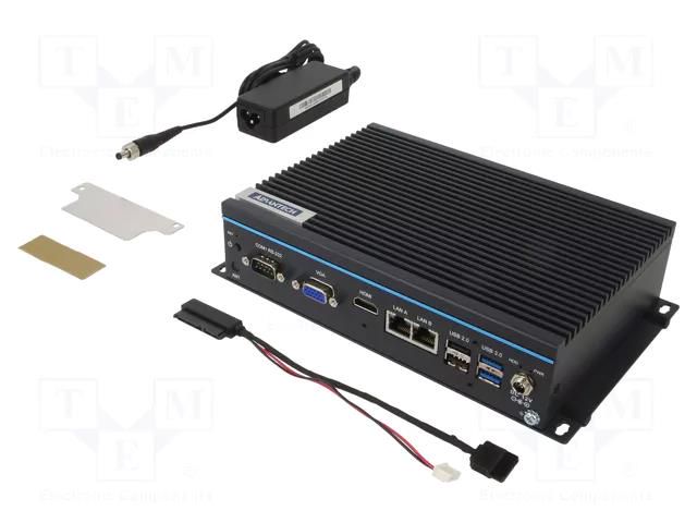 Industrial computer; 12VDC; on panel,for DIN rail mounting ADVANTECH UNO-247-J1N1AE