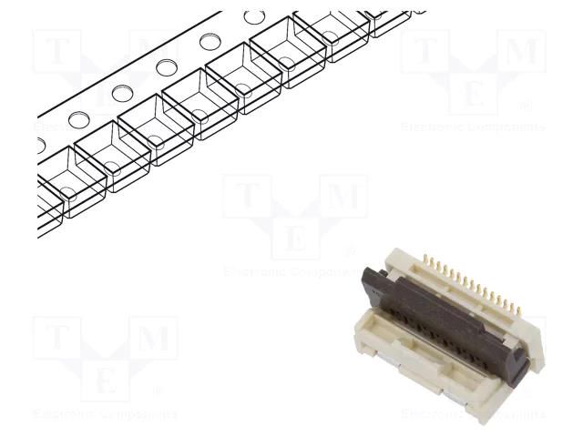 connector FFC/FPC connector 0,5mm pitch MOLEX MX-502231-1500