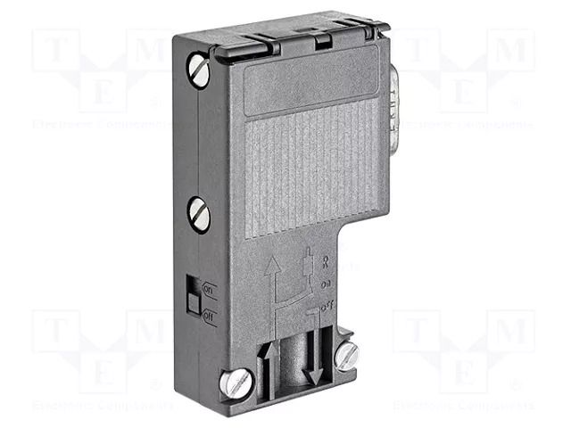 Plug; 64x35.6x15.8mm; IP20; Interface: Profibus; 12Mbps SIEMENS 6ES7972-0BA12-0XA0