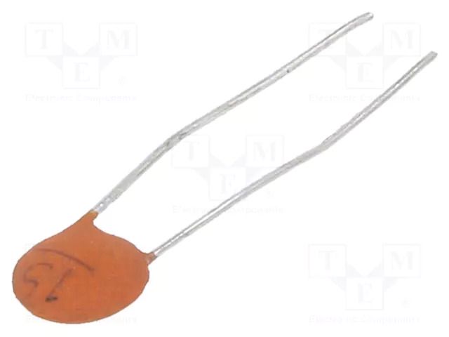 Capacitor: ceramic; 15pF; 100V; C0G (NP0); ±5%; THT; 2.5mm SR PASSIVES CCK-15P/2.5