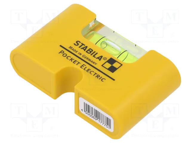Level; for electricians; L: 67mm STABILA STAB-17775