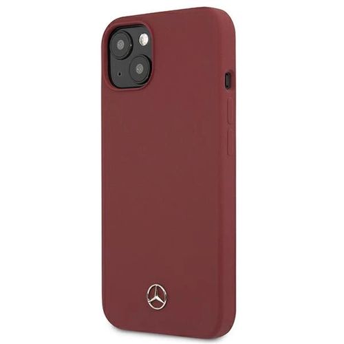 Mercedes MEHCP13MSILRE iPhone 13 6,1" czerwony/red hardcase Silicone Line, Mercedes 3666339019822 3666339019822