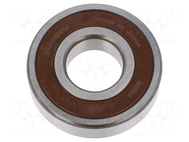 Bearing: ball; Øint: 30mm; Øout: 72mm; W: 19mm; bearing steel NSK NSK6306-DDU-CM