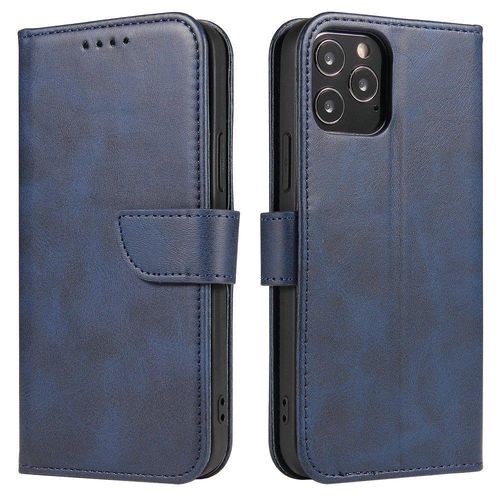 Magnet Case elegant flip cover case with stand function Xiaomi Redmi Note 11 Pro+ 5G (China) / 11 Pro 5G (China) / Mi11i HyperCharge / POCO X4 NFC blue, Hurtel 5907769338250 5907769338250