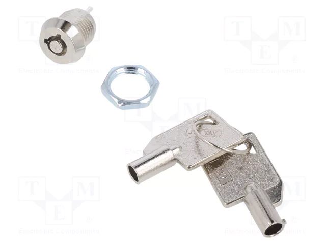 Switch: key switch; Stabl.pos: 2; Switch.method: OFF-ON; Key: round E-SWITCH KO106A102