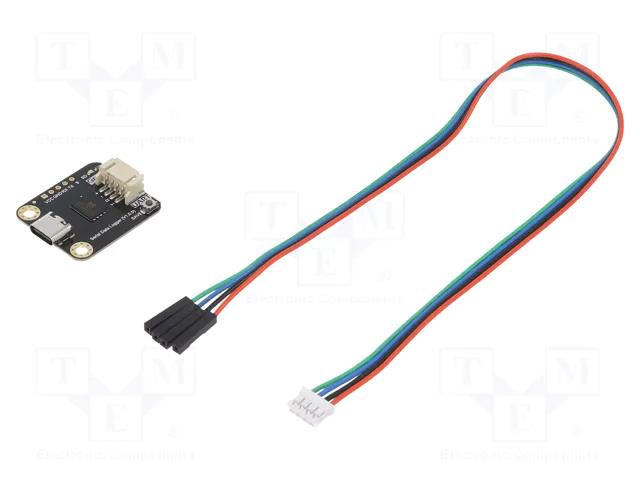 Module robotics: data logger; 3.3÷5VDC; Gravity; 32x27mm; Arduino DFROBOT DF-TEL0147