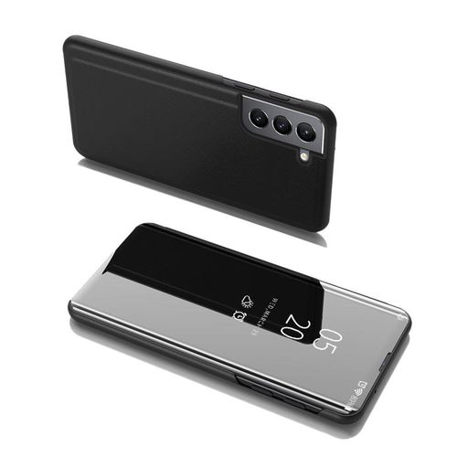 Clear View Case flip cover for Samsung Galaxy S22 + (S22 Plus) black, Hurtel 9145576240922