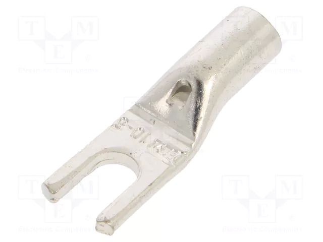 Tip: fork; M5; 10mm2; crimped; for cable; non-insulated; tinned BM GROUP BM01426