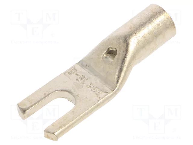 Tip: fork; M5; 16mm2; crimped; for cable; non-insulated; tinned BM GROUP BM01526