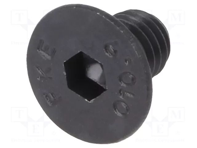 Screw; M5x8; 0.8; Head: countersunk; hex key; HEX 3mm; steel BOSSARD B5X8/BN20