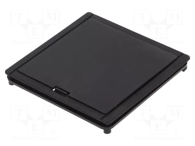 Battery divider; W: 69mm; L: 68.5mm; black TEKO BH-2.9
