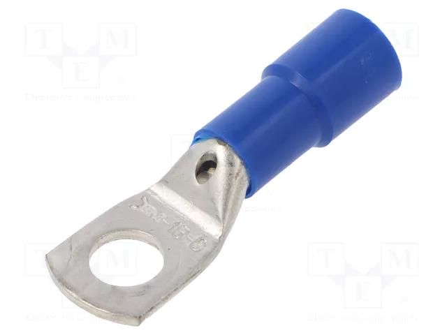 Tip: ring tube; M8; Ø: 8.5mm; 16mm2; crimped; for cable; insulated BM GROUP BM00537